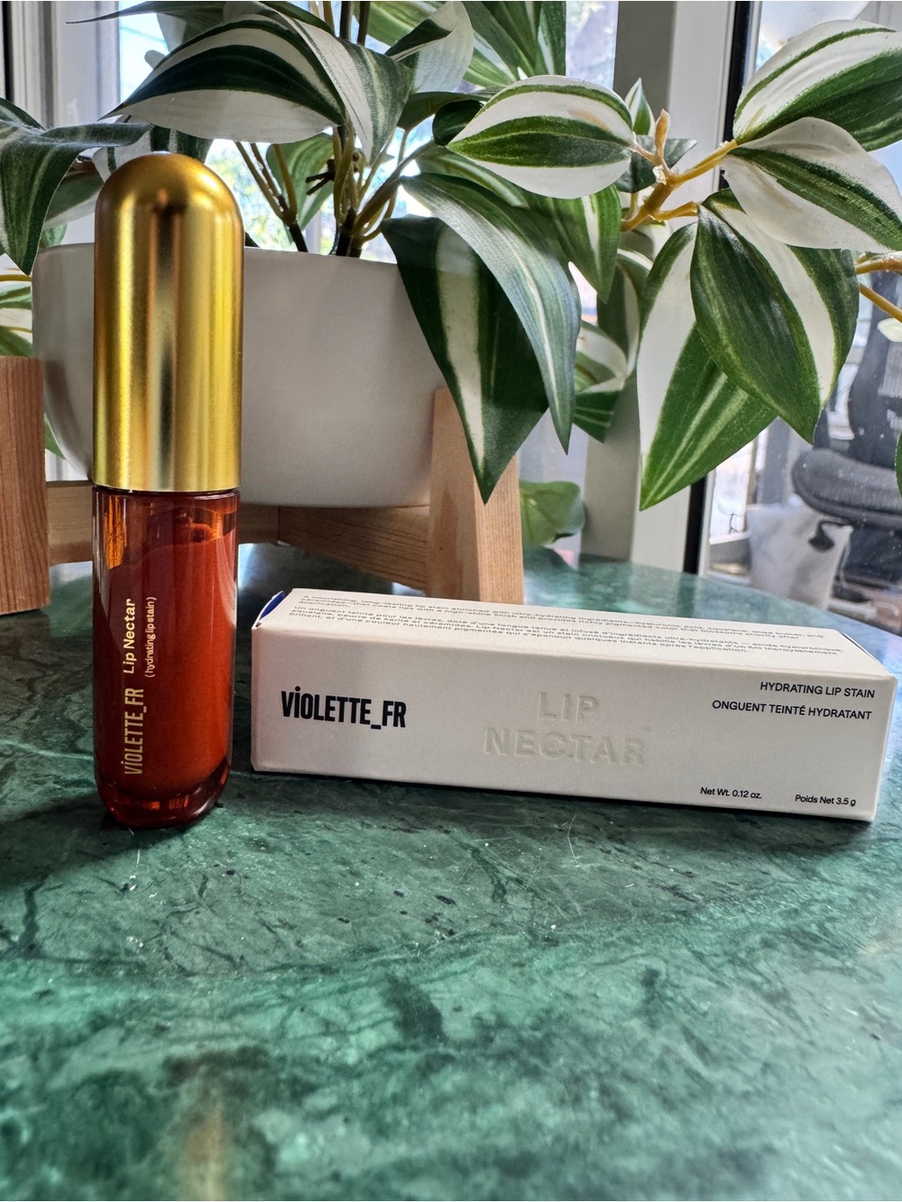Violette Fr Lip Nectar Rose de Moab w Box